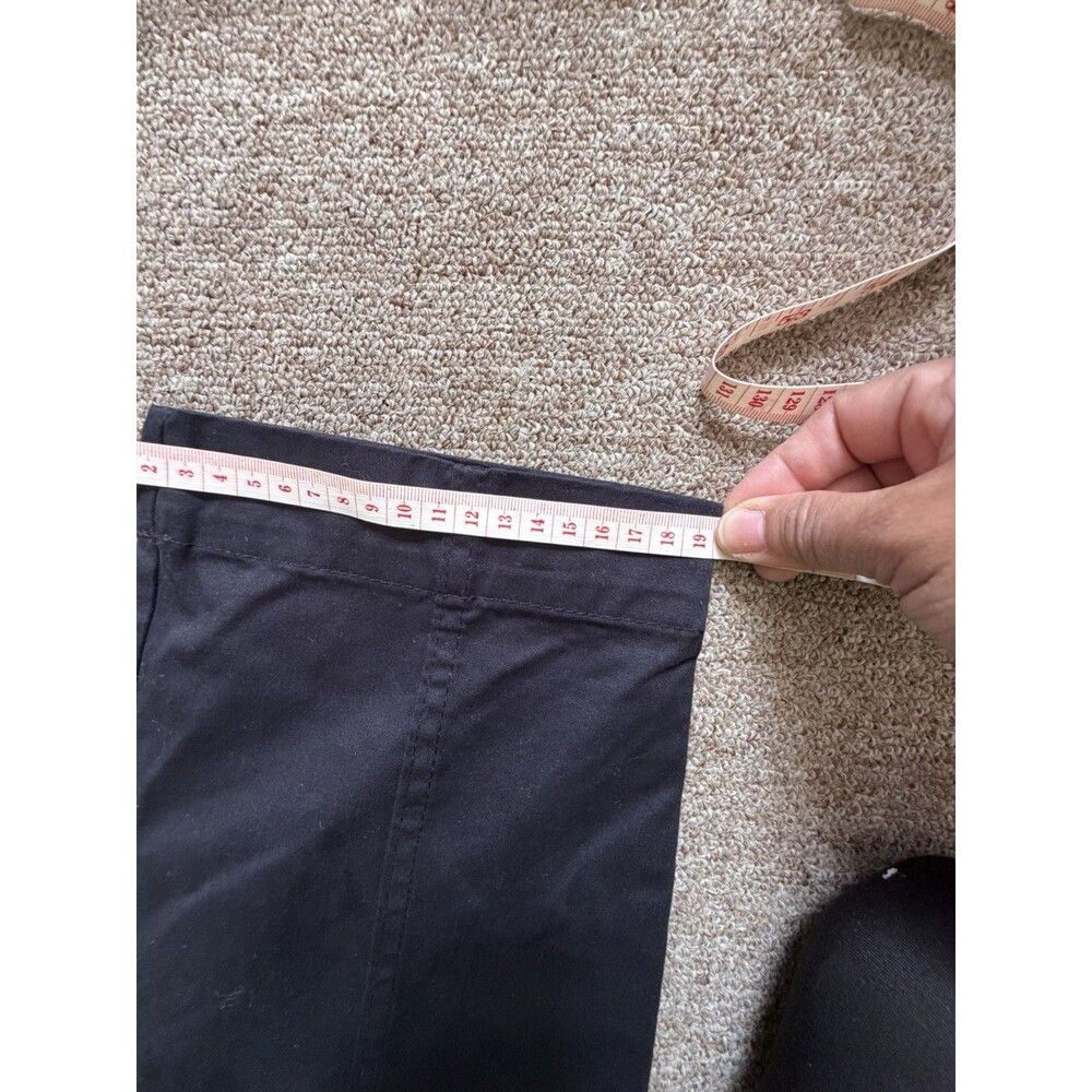 Lee Ultra Lux Comfort Utility Pants Womens 6 Short Black Cargo Straight NWT - Picture 9 of 13
